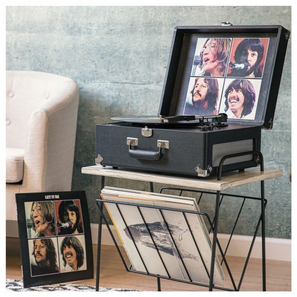 Anthology Turntable - Beatles - Let it Be Black PVC