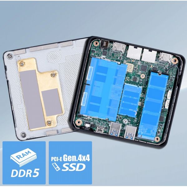 MSI Cubi NUC AI 1UMG i5 125H FS 16GB 512GB W11P Mini PC