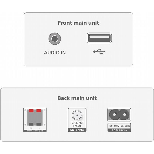 Philips Mini System Tam3505M2 Black