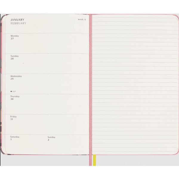 Moleskine - LE SAKURA UNDATED WKLY NTB L BLACK