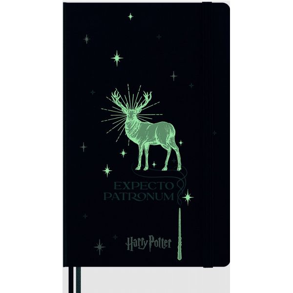 MOLESKINE - LE HARRY POTTER PATRONUM NTBK LARGE RUL