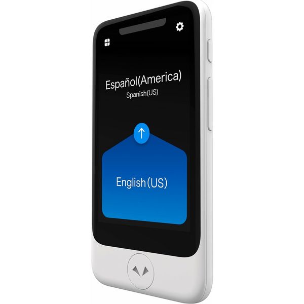 Pocketalk S2 Plus Voice & Camera Real -Time Translator with eSIM 5 Year White