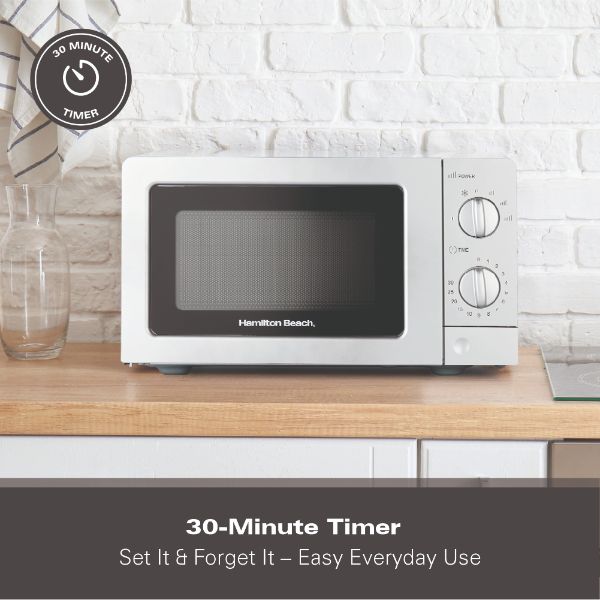 Hamilton Beach 20L, 700W Microwave - Silver