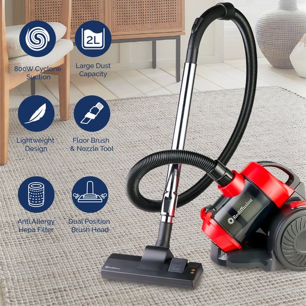 Rediffusion Bagless Vacuum Cleanerwith Hepa Filtration