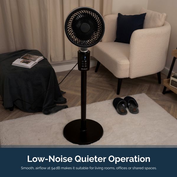 Rediffusion Air360 Adjustable Height Pedestal Fan - 360° Oscillation
