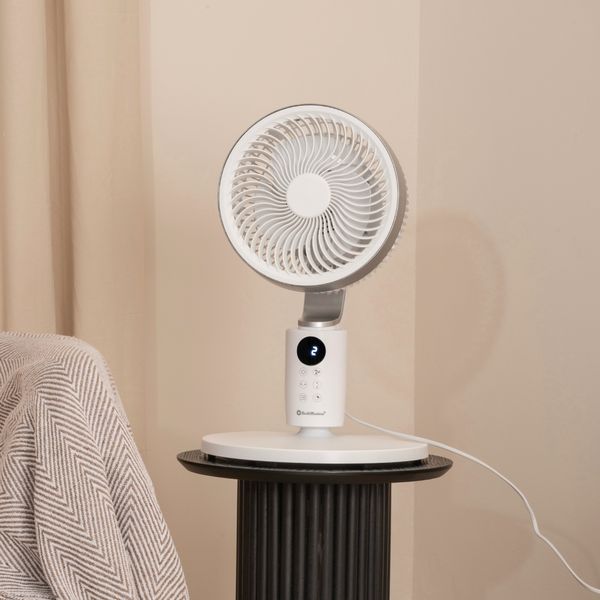 Rediffusion Air360 Oscillating Adjustable Height Pedestal Fan - 360° Oscillation