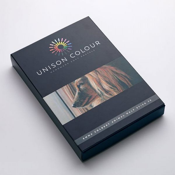Unison Colour : Soft Pastel : Emma Colbert Animal Set of 30 Half Sticks