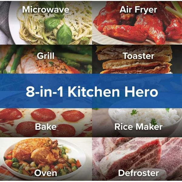 Power XL 28L Microwave Oven with Air Fryer One Touch