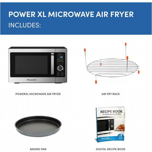 Power XL 28L Microwave Oven with Air Fryer One Touch
