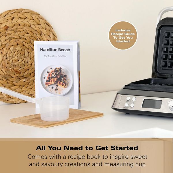 Hamilton Beach Pro Smart Waffle Maker
