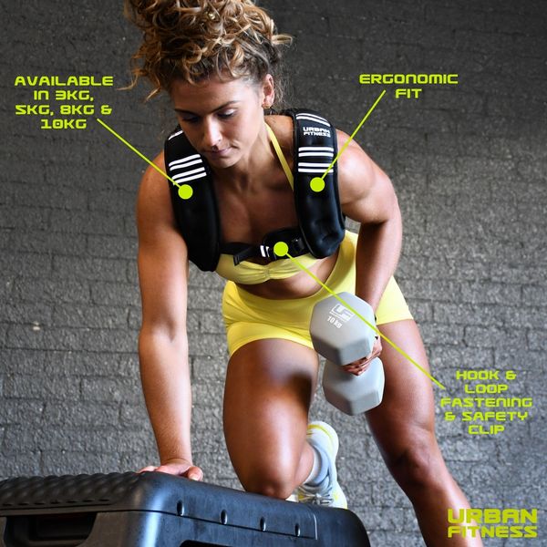 Urban Fitness X Shape Weighted Vest (5kg)