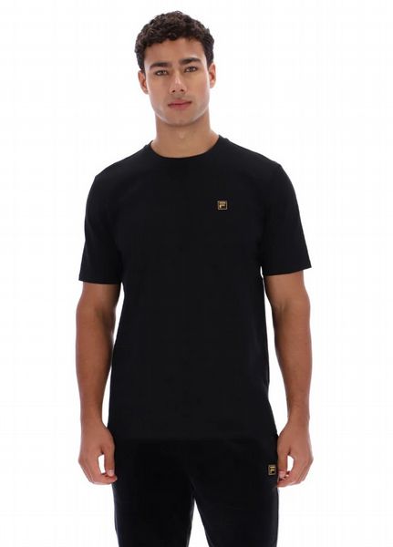 FILA MENS YAXLEY 3 PREMIUM TEE-BLACK