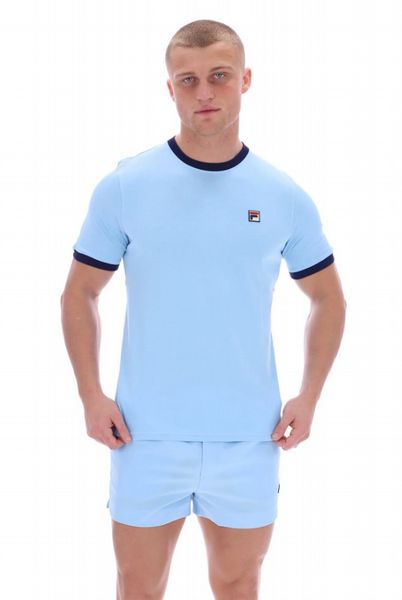 FILA MARCONI ESSENTIAL RINGER TEE MENS - BLBEL/FNAVY