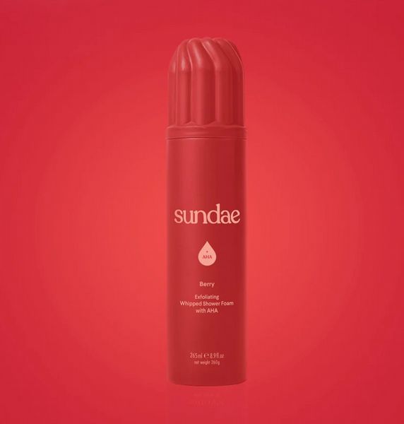 Sundae Exfoliating Whipped Shower Foam Very Berry