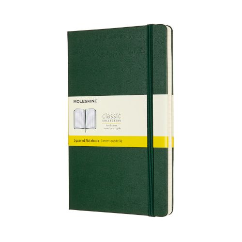 Moleskine Large Squared Hard Covercover Notebook: Myrtle Green
