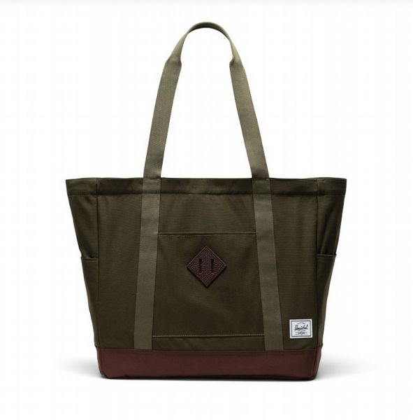 Herschel Heritage Tote Ivy Green/Chicory Coffee