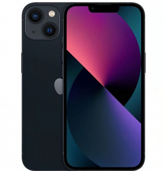 Refurbished Apple iPhone 13, 128GB, Black. Grade A.