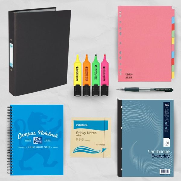 Ring Binder Bundle with stationery essentials