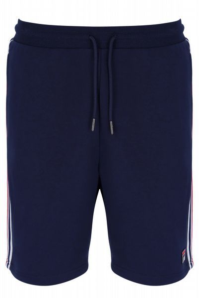 Fila - Pace - Fleece Shorts With Taping- Fila Navy S