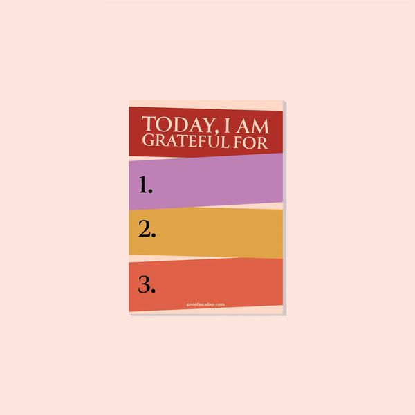 Good Tuesday Daily Gratitude Pad | Book Nook | A6