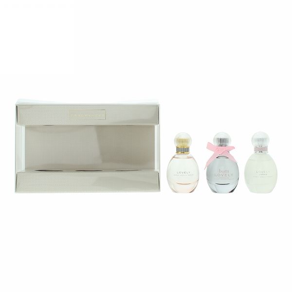  Sarah Jessica Parker Lovely 3 Piece Gift Set: Lovely Eau de Perfume 10ml - Born Lovely...