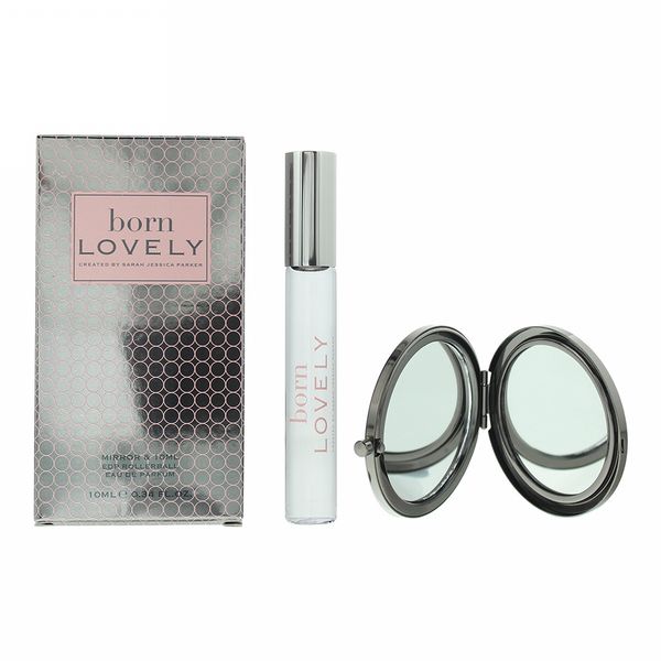 Sarah Jessica Parker Born Lovely Rollerball 2 Piece Gift Set: Eau de Perfume 10ml - Mirror