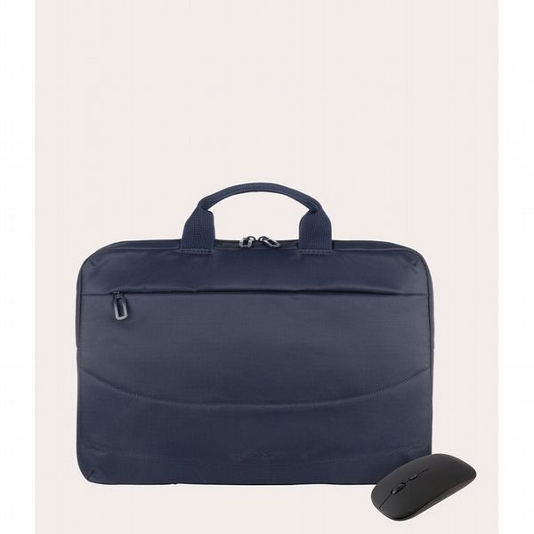 Tucano Idea Slim Laptop Bag with Wireless Mouse 39.6 cm (15.6
