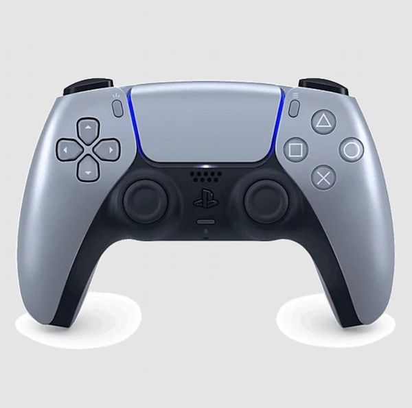 PS5 DualSense Sterling Silver Controller