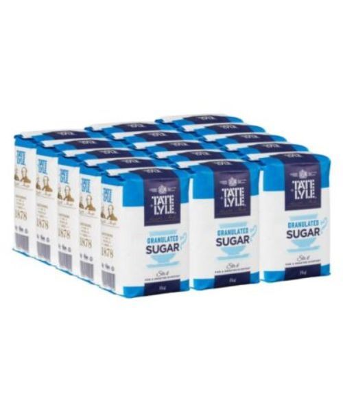 Tate and Lyle Granulated Sugar 1Kg (Pack of 15)