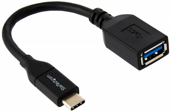 StarTech.com USB 3.0, Male USB C to Female USB A, 5Gbps, 150mm