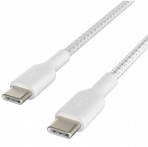 Belkin Boost Charge Usb-C To Usb-C Cablebraided White