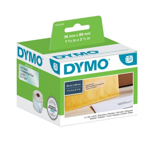 Dymo LW Lrg Add Labels 36x89 PK12