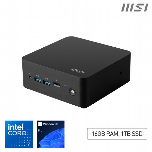 MSI Cubi NUC 1M i7 150U FS 16GB 1TB W11P Mini PC