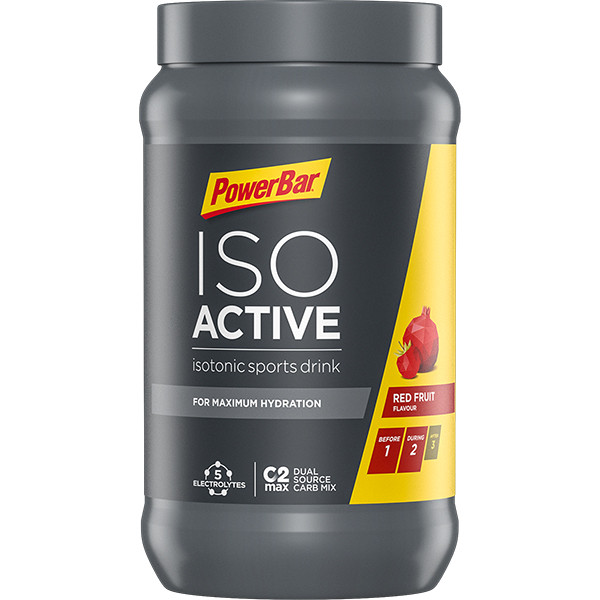 PowerBar - IsoActive 600g Jar - 600g - Red Fruit - vegetarian - vegan