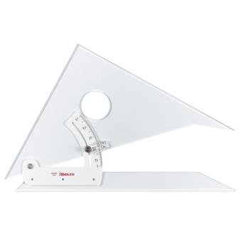 Aristo: Adjustable Set Square: 45 Degrees: 10in