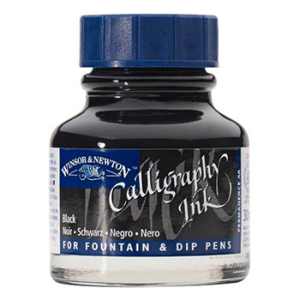 Winsor & Newton: Calligraphy Ink: 30ml non waterproof non clogging