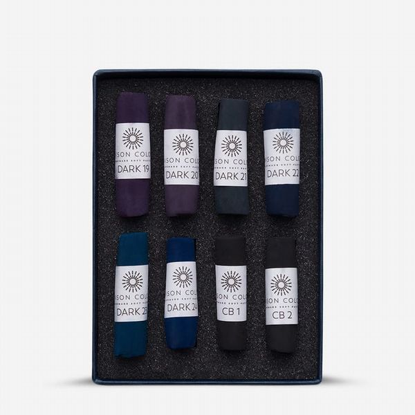 Unison Colour : Soft Pastel : Midnight 8 Set