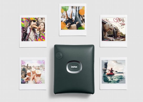 Fuji Instax Link Square Printer - Midnight Green