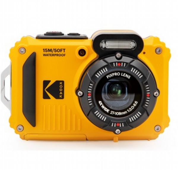 KODAK Pixpro WPZ2 - Compact Digital Camera 16M Pixels, Waterproof to 15m-Yellow