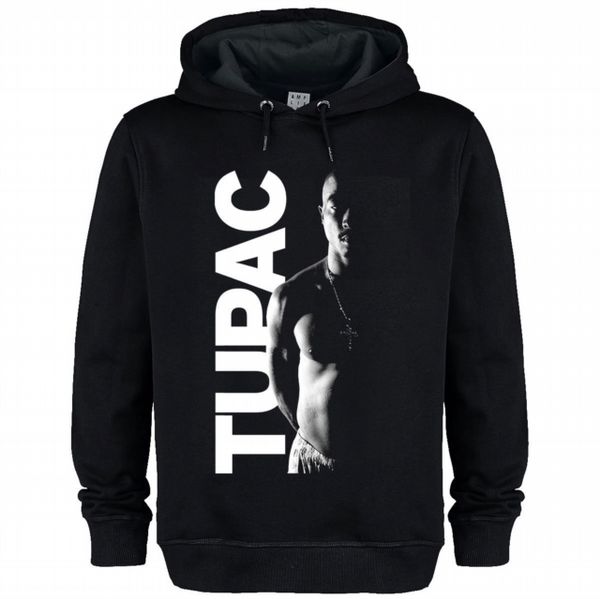 Tupac Shakur Amplified Black Medium Hoodie Sweatshirt